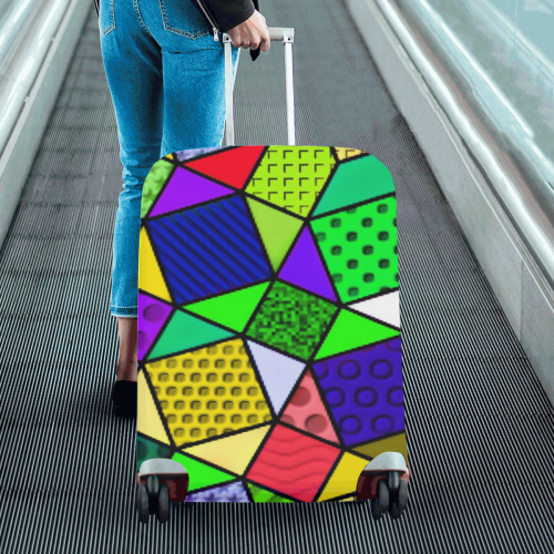 funny doodle pattern 11163C Luggage Cover/Large 26"-28"