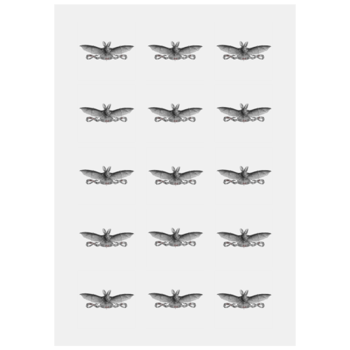 Gothic Bat Personalized Temporary Tattoo (15 Pieces)
