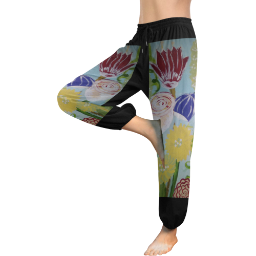 wild flowers Women's All Over Print Harem Pants (Model L18)