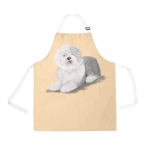 sheepdog-obedience2-transparent All Over Print Apron