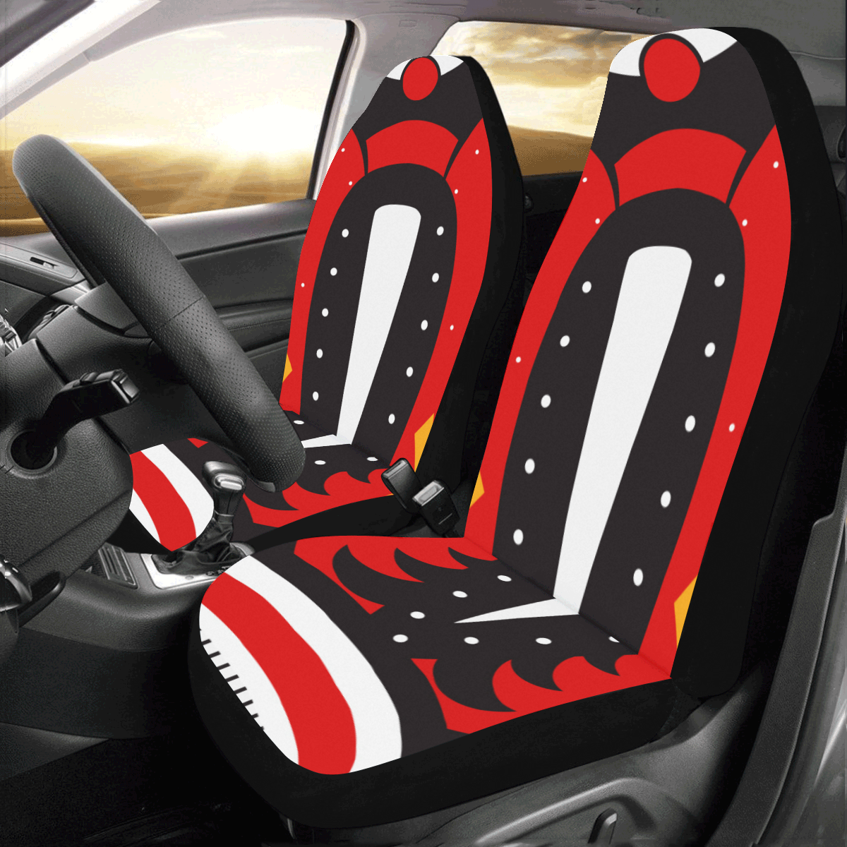 tribal ethnic Car Seat Covers (Set of 2)