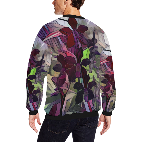 dark desires 42a3 All Over Print Crewneck Sweatshirt for Men/Large (Model H18)