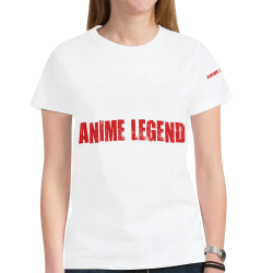They are on my back...eanime legend New All Over Print T-shirt for Women (Model T45)