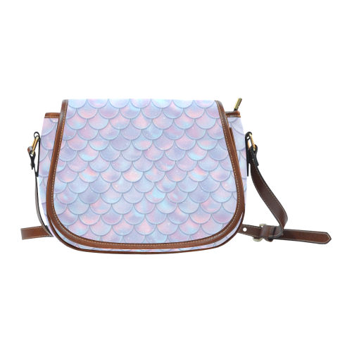 Mermaid Scales Saddle Bag/Small (Model 1649) Full Customization