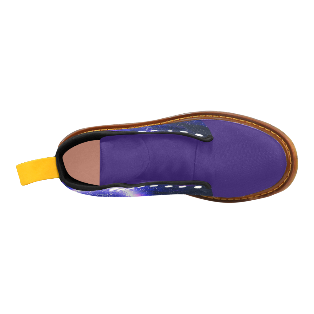 purple galaxy Martin Boots For Women Model 1203H