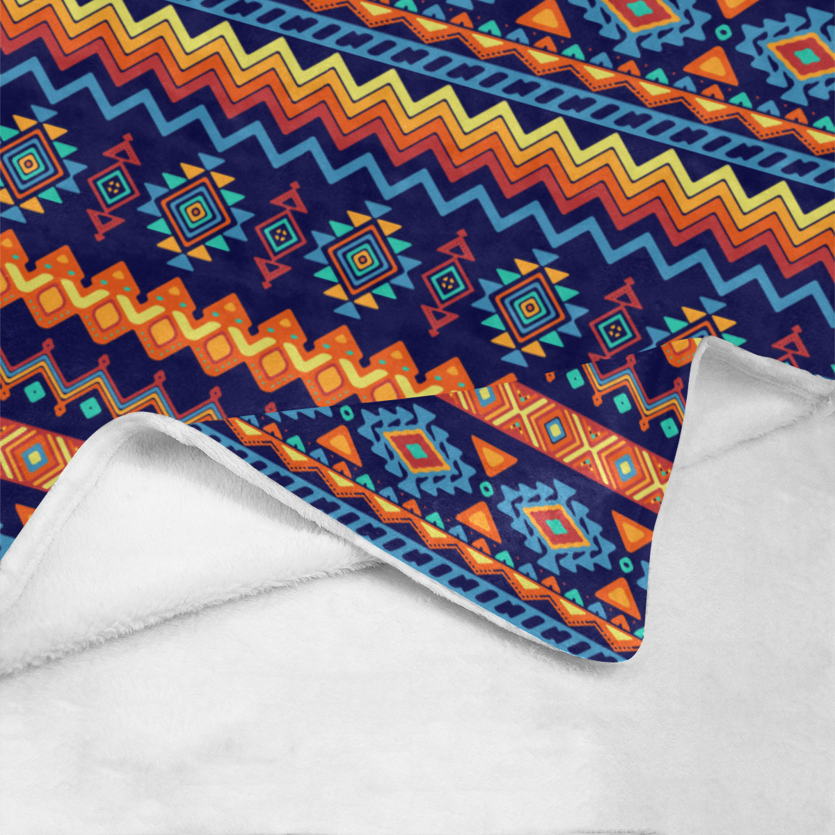 Awesome Ethnic Boho Design Ultra-Soft Micro Fleece Blanket 50"x60"