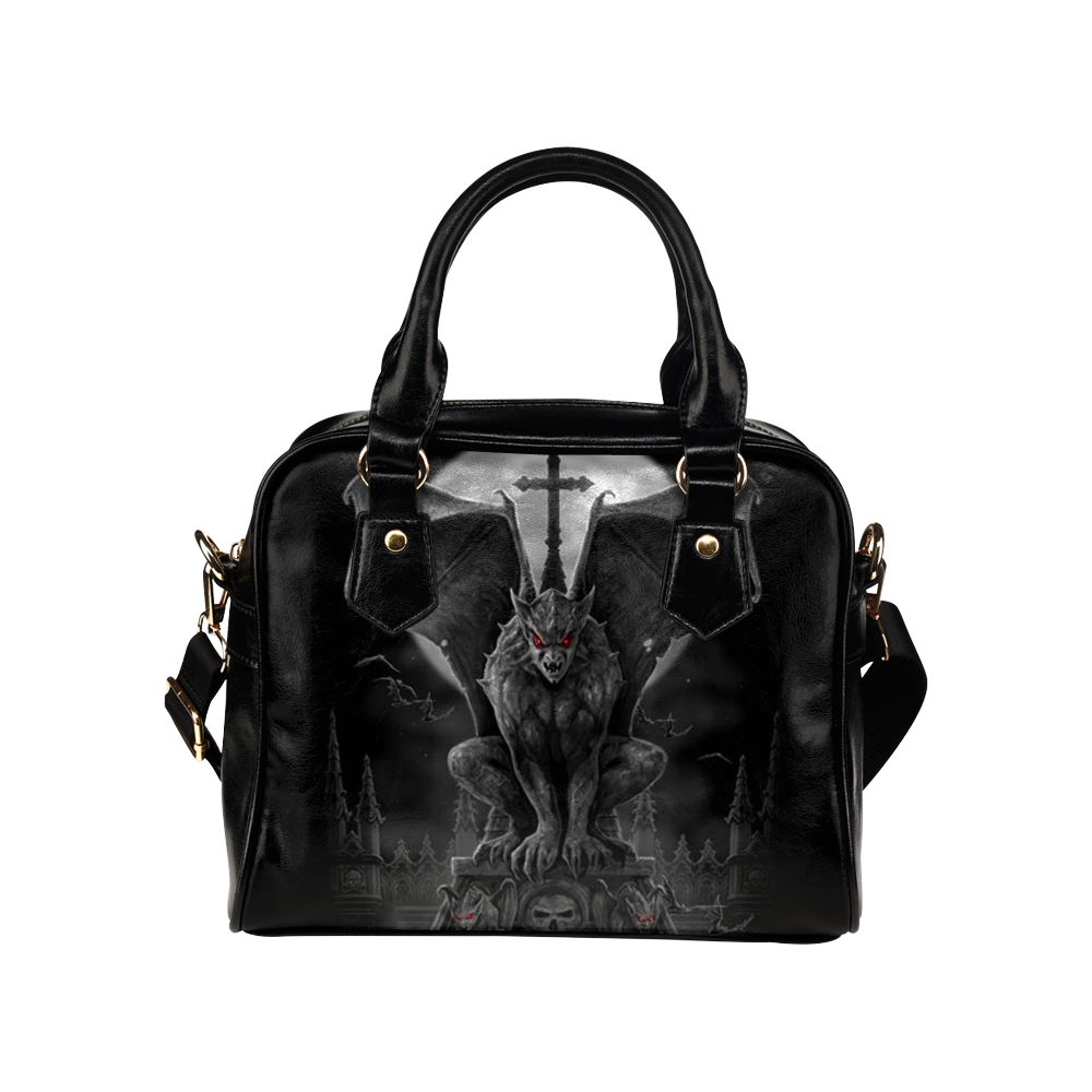 Awesome Vampire Gothic Horror Design Darkstar Shoulder Handbag (Model 1634)