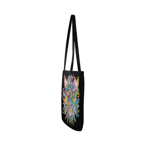 Rainbow Flower Cat Reusable Shopping Bag Model 1660 (Two sides)