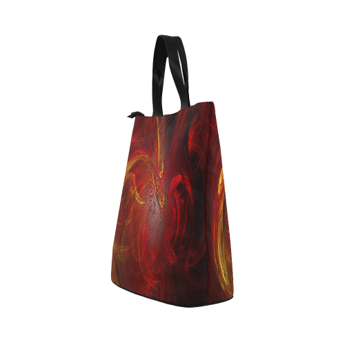 Red Firebird Phoenix Nylon Lunch Tote Bag (Model 1670)