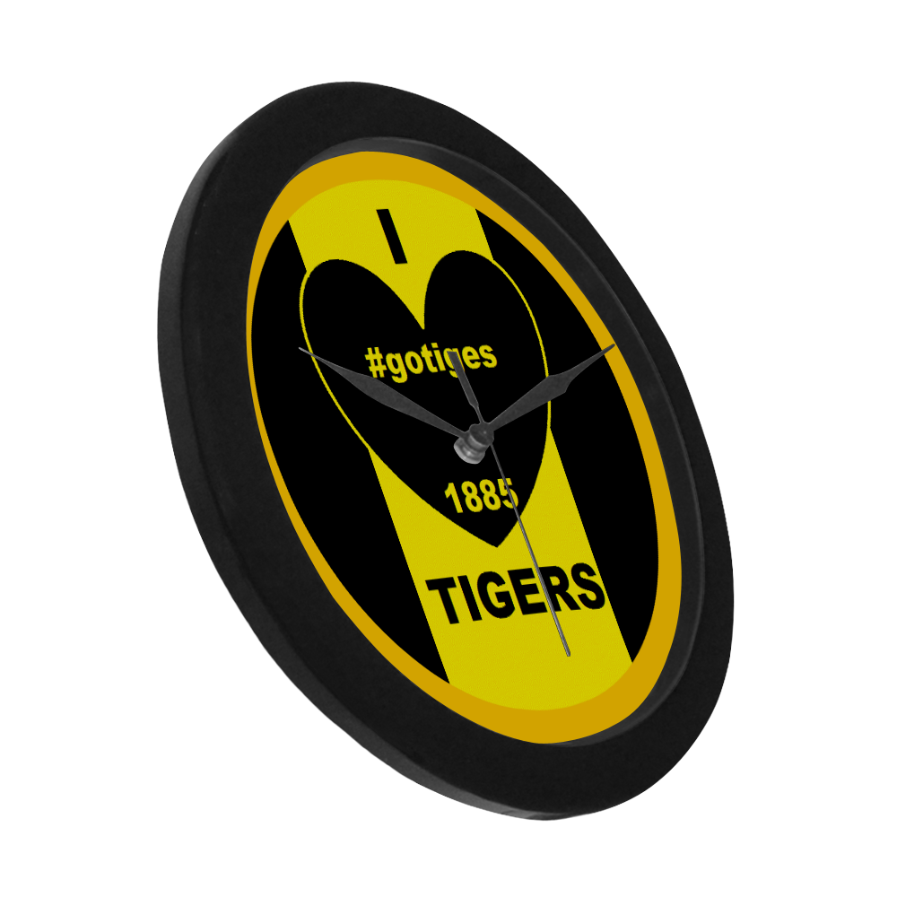 TIGERS- Circular Plastic Wall clock