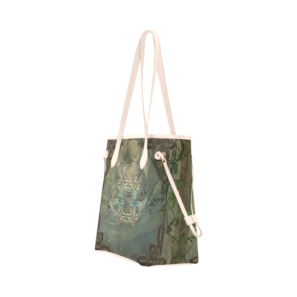 The celtic knot Clover Canvas Tote Bag (Model 1661)