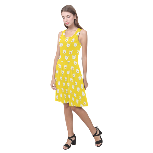 RL Yellow Atalanta Casual Sundress(Model D04)