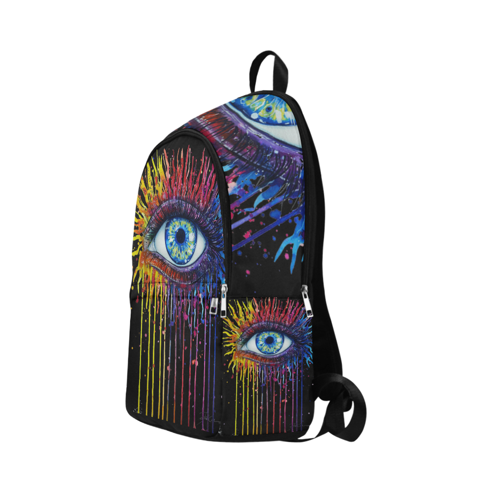 colorful eye Fabric Backpack for Adult (Model 1659)