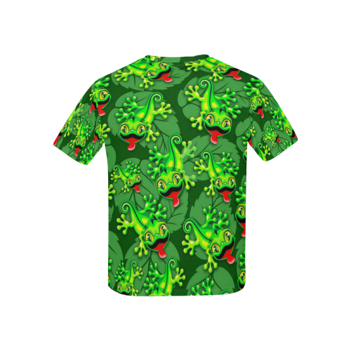 Gecko Lizard Baby Cartoon Kids' All Over Print T-shirt (USA Size) (Model T40)