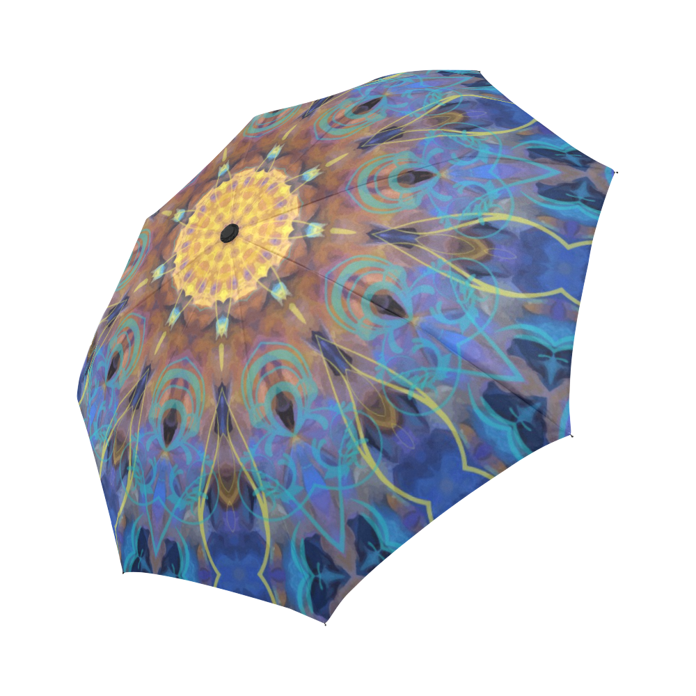 Energy mandala Auto-Foldable Umbrella (Model U04)