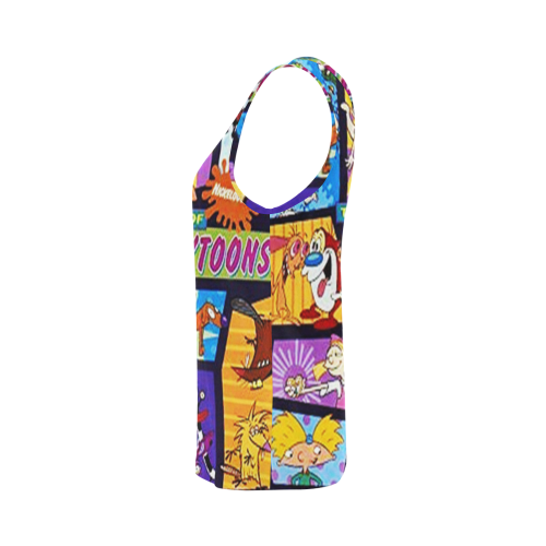 throw back All Over Print Tank Top for Women (Model T43)