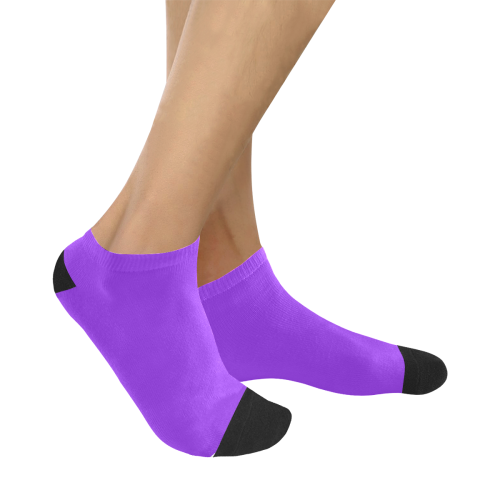 color blue violet Women's Ankle Socks