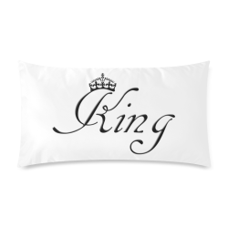 For the King Rectangle Pillow Case 20"x36"(Twin Sides)