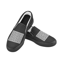 ARG Men's Unusual Slip-on Canvas Shoes (Model 019)