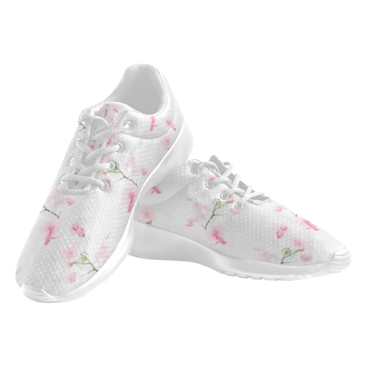 Pattern Orchidées Women's Athletic Shoes (Model 0200)