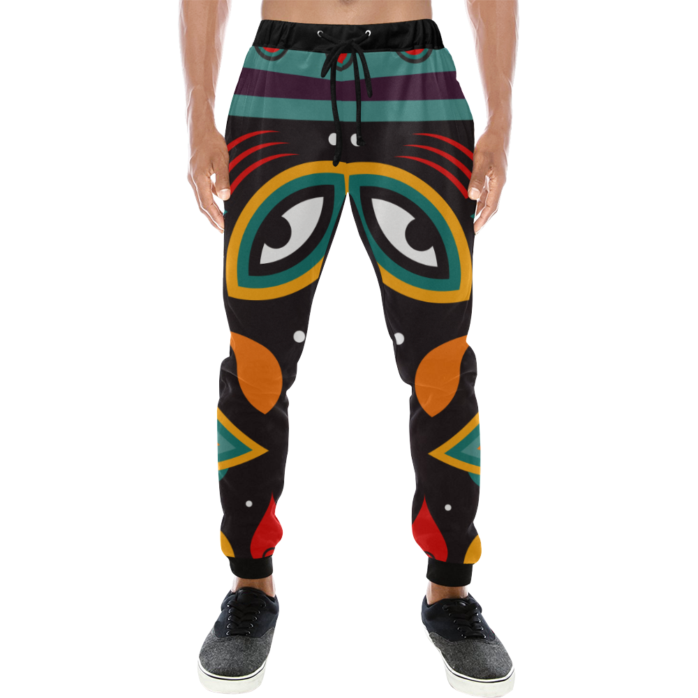 ceremonial tribal Men's All Over Print Sweatpants (Model L11)