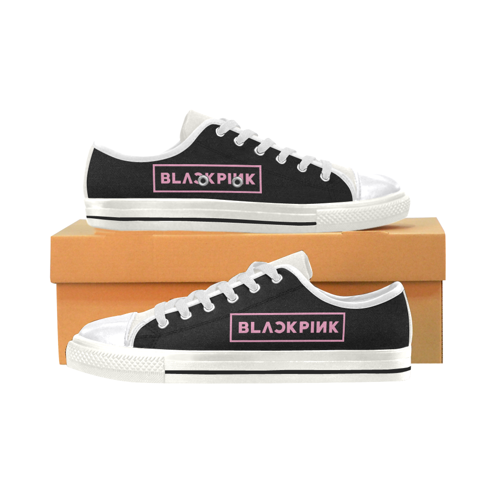 Blackpink Women's Classic Canvas Shoes (Model 018)