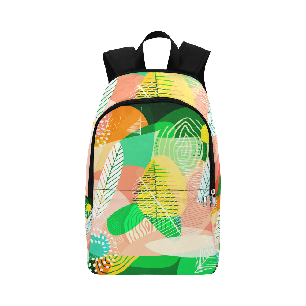 flower pattern Fabric Backpack for Adult (Model 1659)