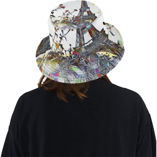 Pretty In Paris - Chapeau All Over Print Bucket Hat