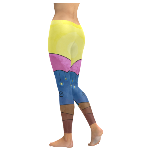 We Only Come Out At Night Women's Low Rise Leggings (Invisible Stitch) (Model L05)
