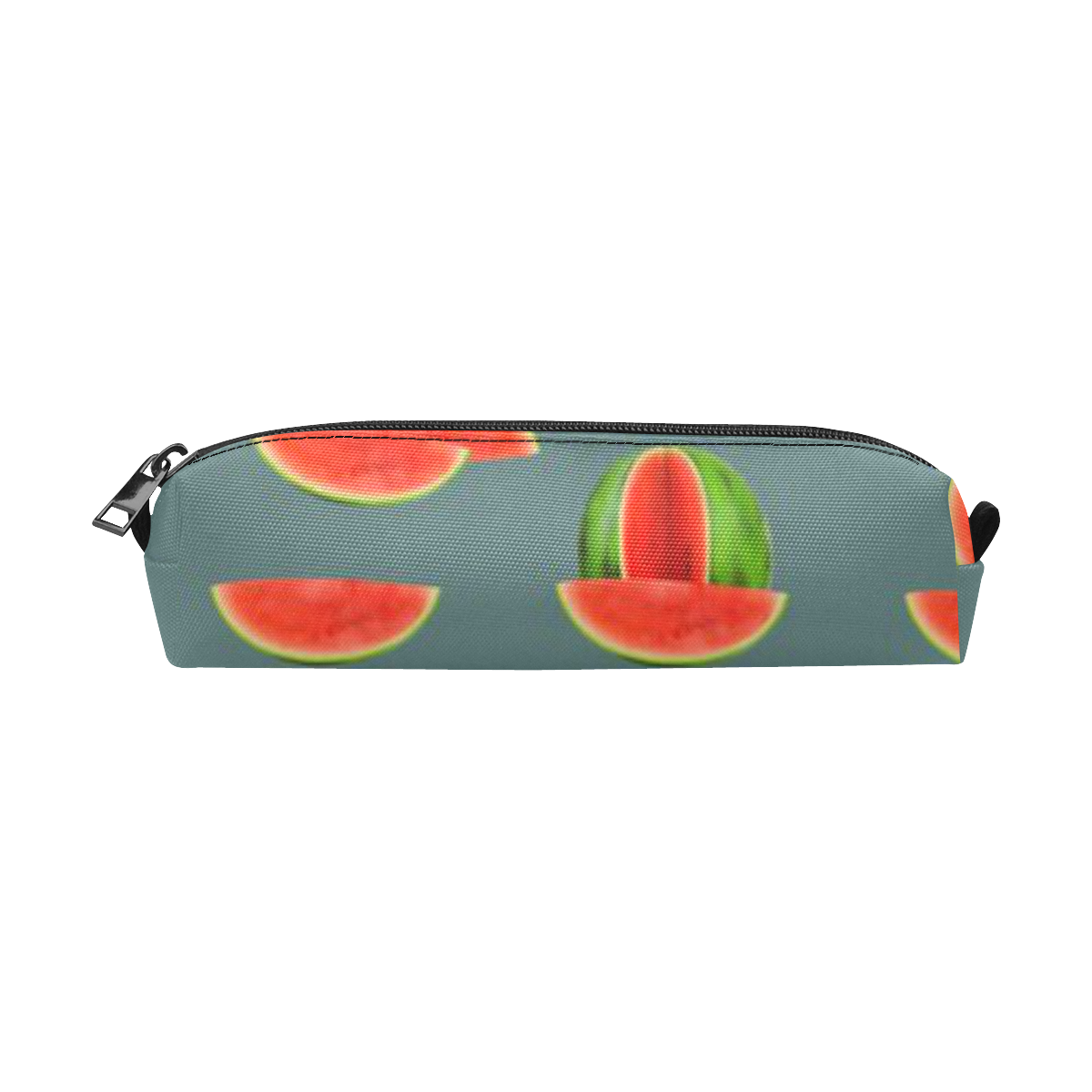 Watercolor Watermelon red, green and sweet pattern Pencil Pouch/Small (Model 1681)