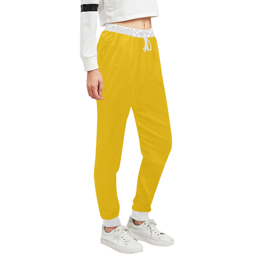 color mango Unisex All Over Print Sweatpants (Model L11)