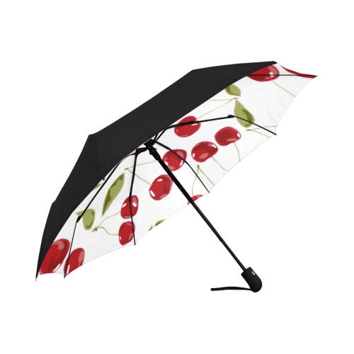Cherries Anti-UV Auto-Foldable Umbrella (Underside Printing) (U06)