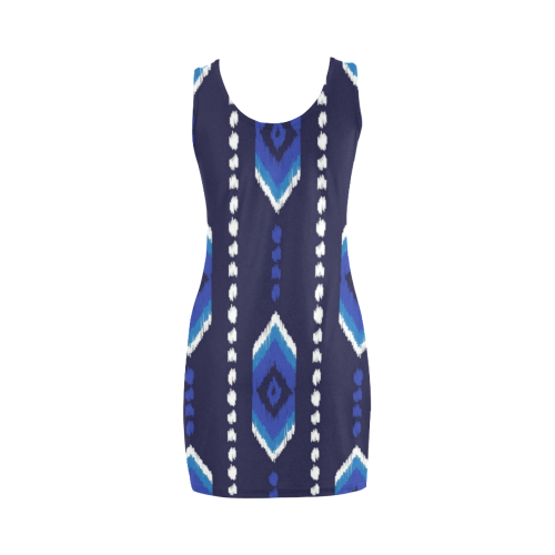 Aztec - Blue Medea Vest Dress (Model D06)