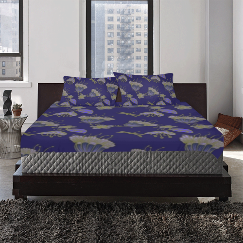 Bedding in blue, Ly-bluedream 3-Piece Bedding Set