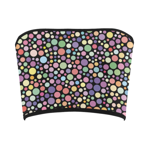 Colorful dot pattern Bandeau Top