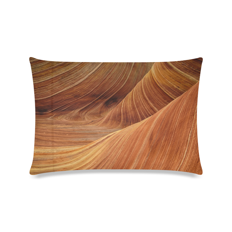 Sandstone Custom Zippered Pillow Case 16"x24"(Twin Sides)