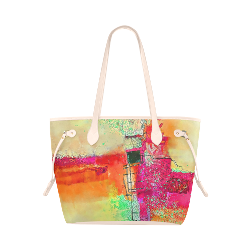 groove Clover Canvas Tote Bag (Model 1661)