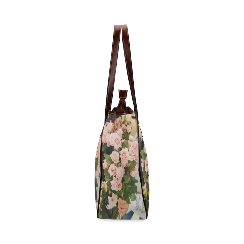 Purple Blossom Classic Tote Bag (Model 1644)
