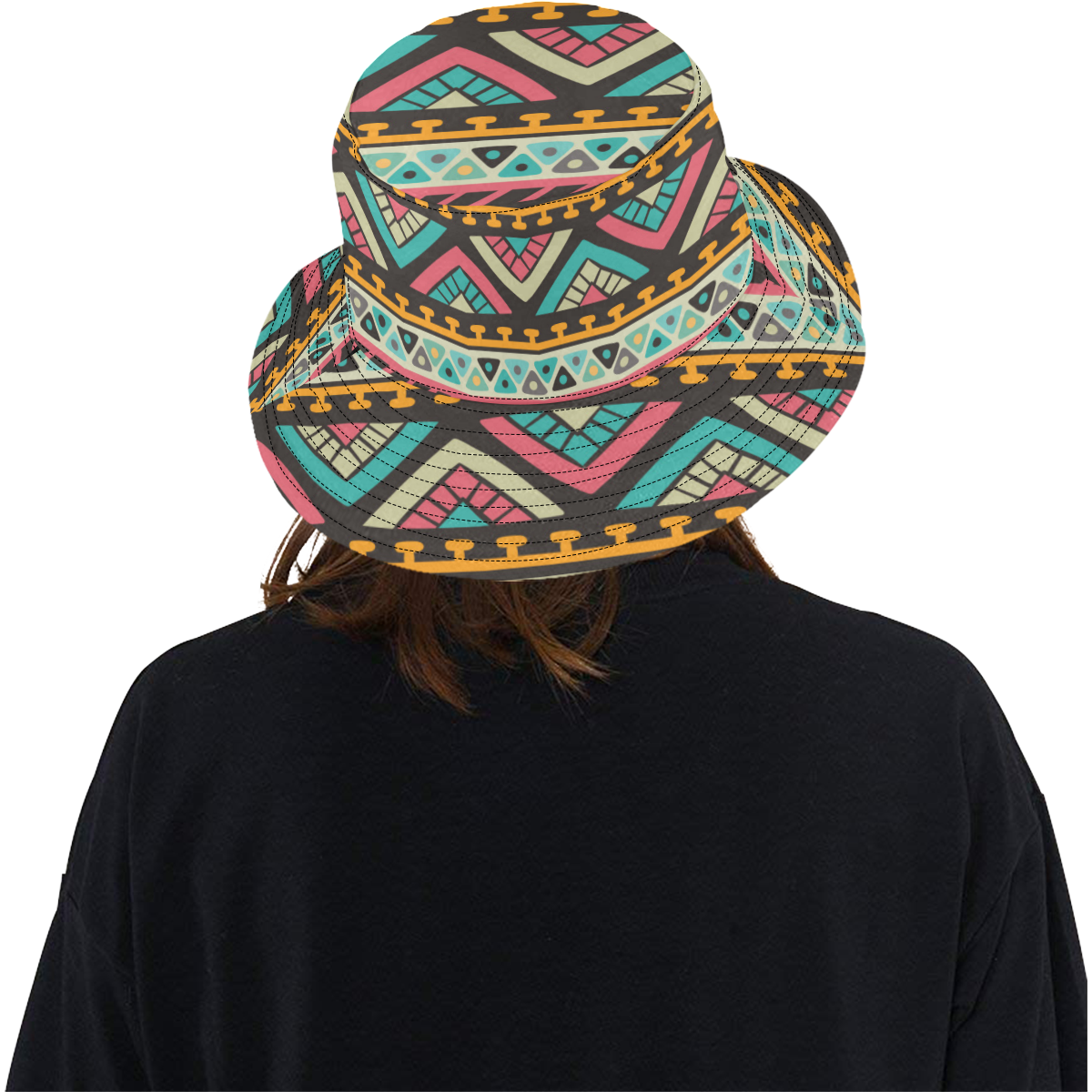 Beautiful Ethnic Tiki Design All Over Print Bucket Hat