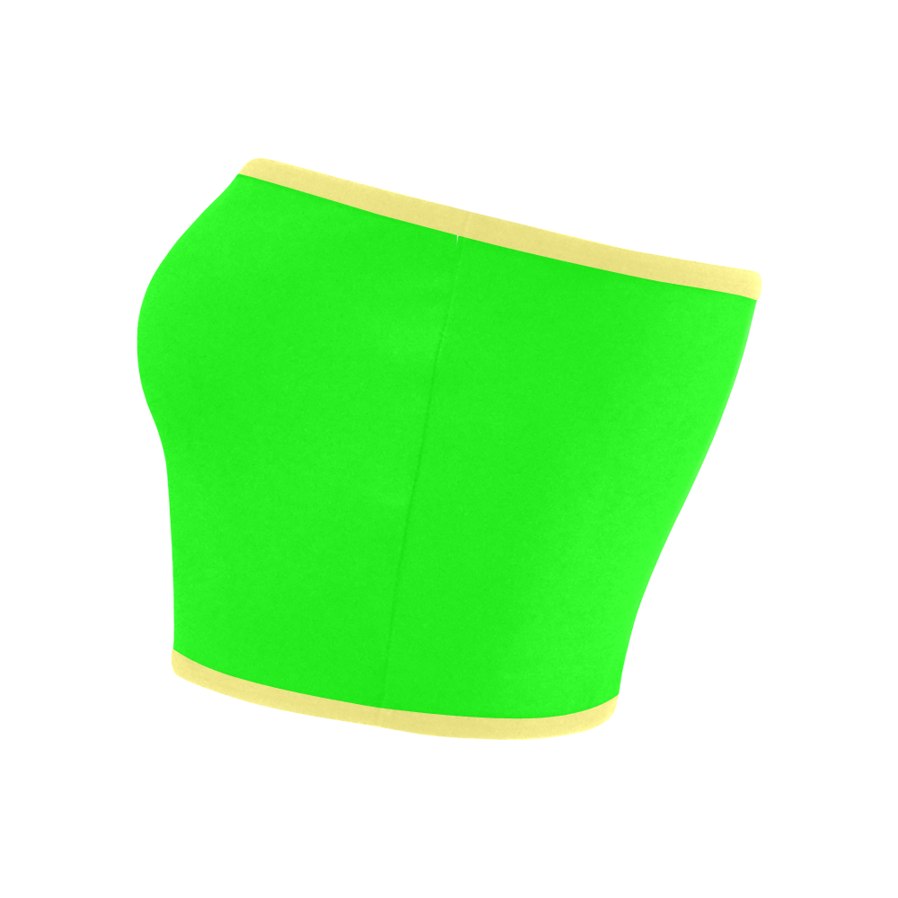 Bright Neon Green / Yellow Bandeau Top