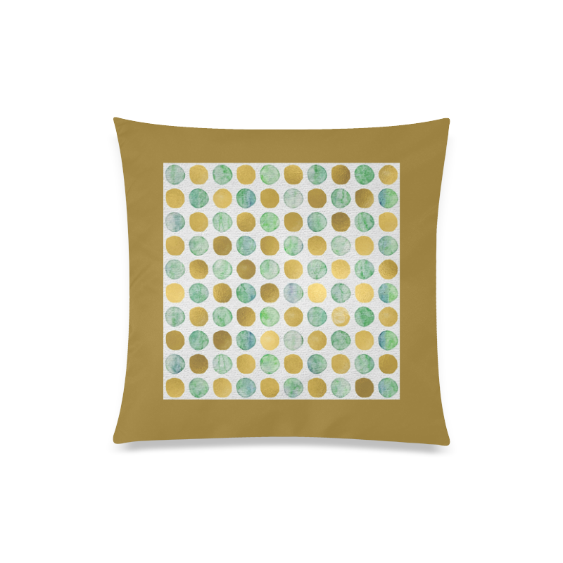 SPOTTING GOLD Custom Zippered Pillow Case 20"x20"(Twin Sides)