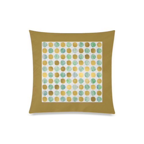 SPOTTING GOLD Custom Zippered Pillow Case 20"x20"(Twin Sides)