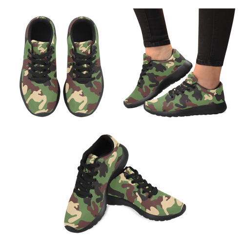 Camo Women’s Running Shoes (Model 020)