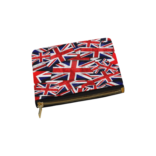 Union Jack British UK Flag Carry-All Pouch 6''x5''