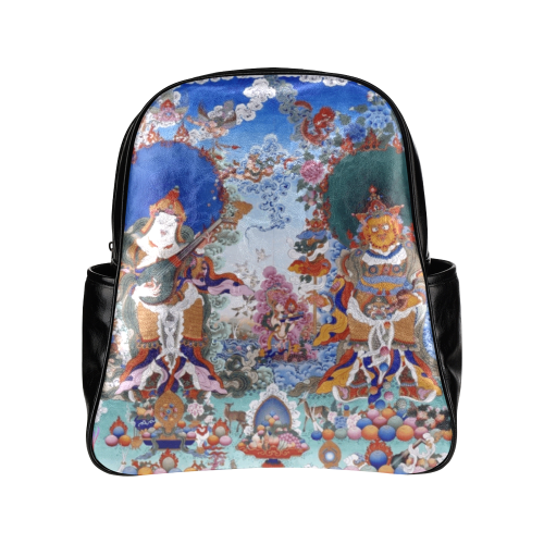 Four Heavenly Kings, by Ivan Venerucci Italian Style Multi-Pockets Backpack (Model 1636)