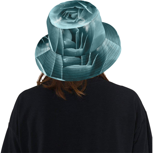 The blue rose All Over Print Bucket Hat