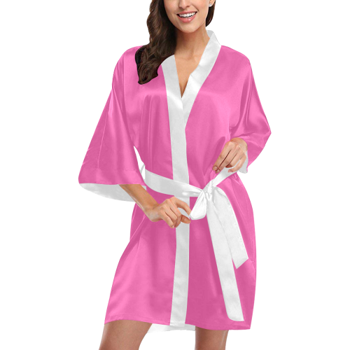 color hotpink Kimono Robe