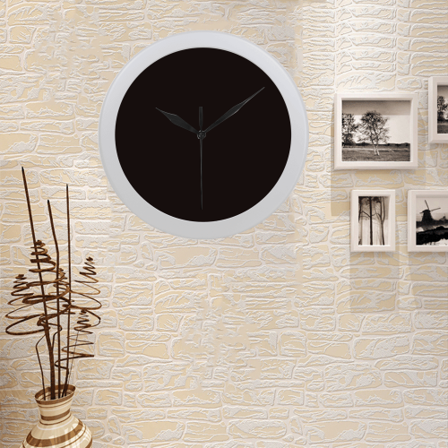 color licorice Circular Plastic Wall clock