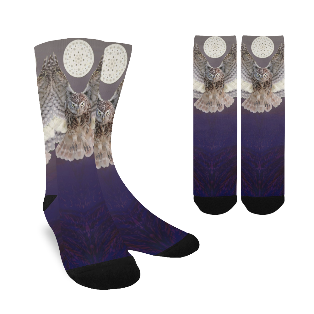owl Women's Custom Socks