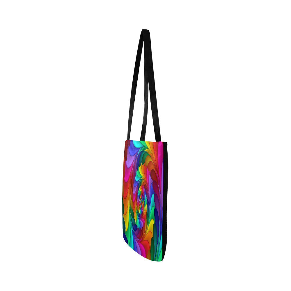 RAINBOW CANDY SWIRL Reusable Shopping Bag Model 1660 (Two sides)